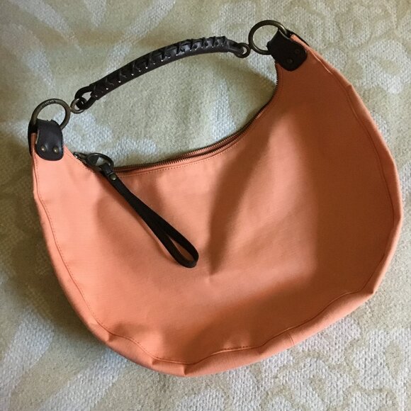 GAP Y2K Coral Pink 100% Cotton Canvas Shoulder Bag - Picture 5 of 16